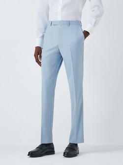 John Lewis Slim Fit Starter Suit Trousers, Light Blue