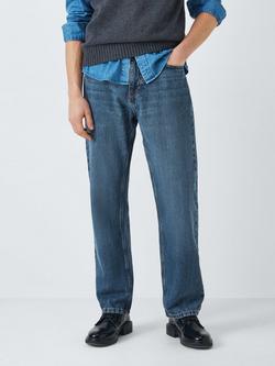 John Lewis Selvedge Regular Fit Denim Jeans, Vintage