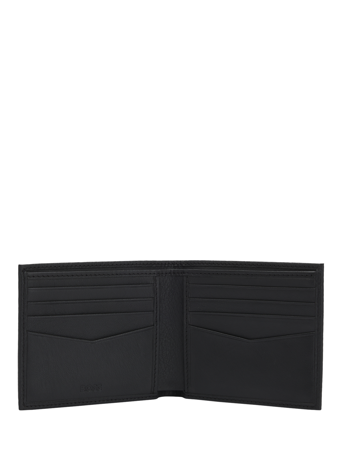 Product image 3 of 4, which shows HUGO BOSS BOSS Crosstown Leather Wallet, Black, One Size