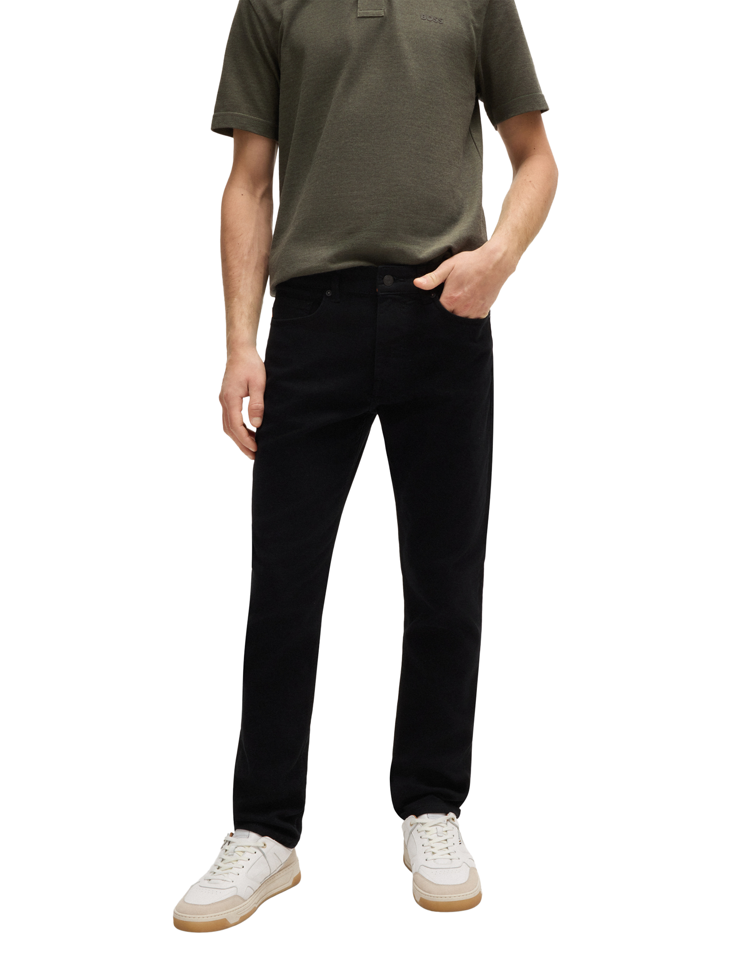 Product image 1 of 6, which shows BOSS Slim Jeans, Black, 29L