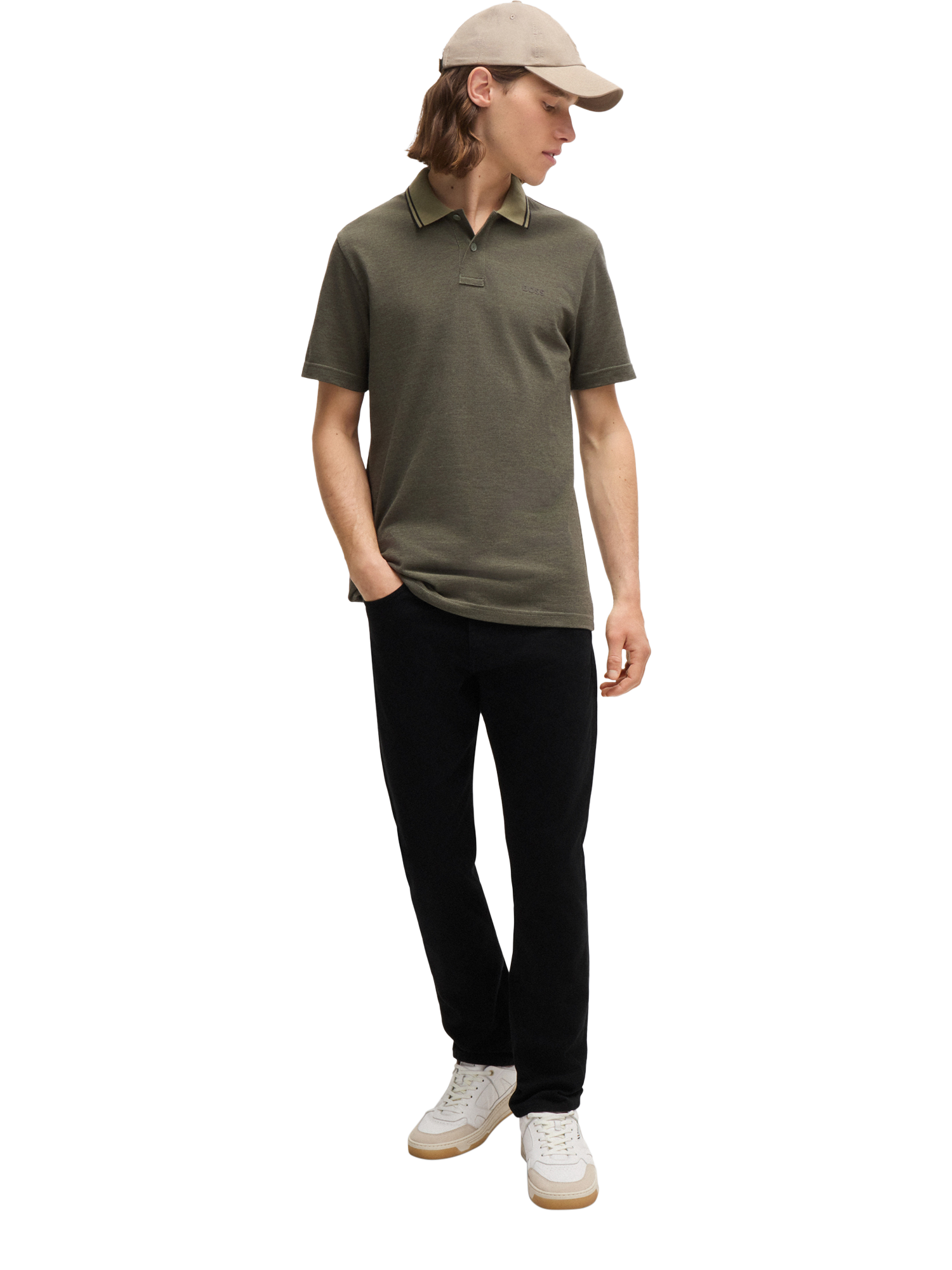 Product image 3 of 6, which shows BOSS Slim Jeans, Black, 29L