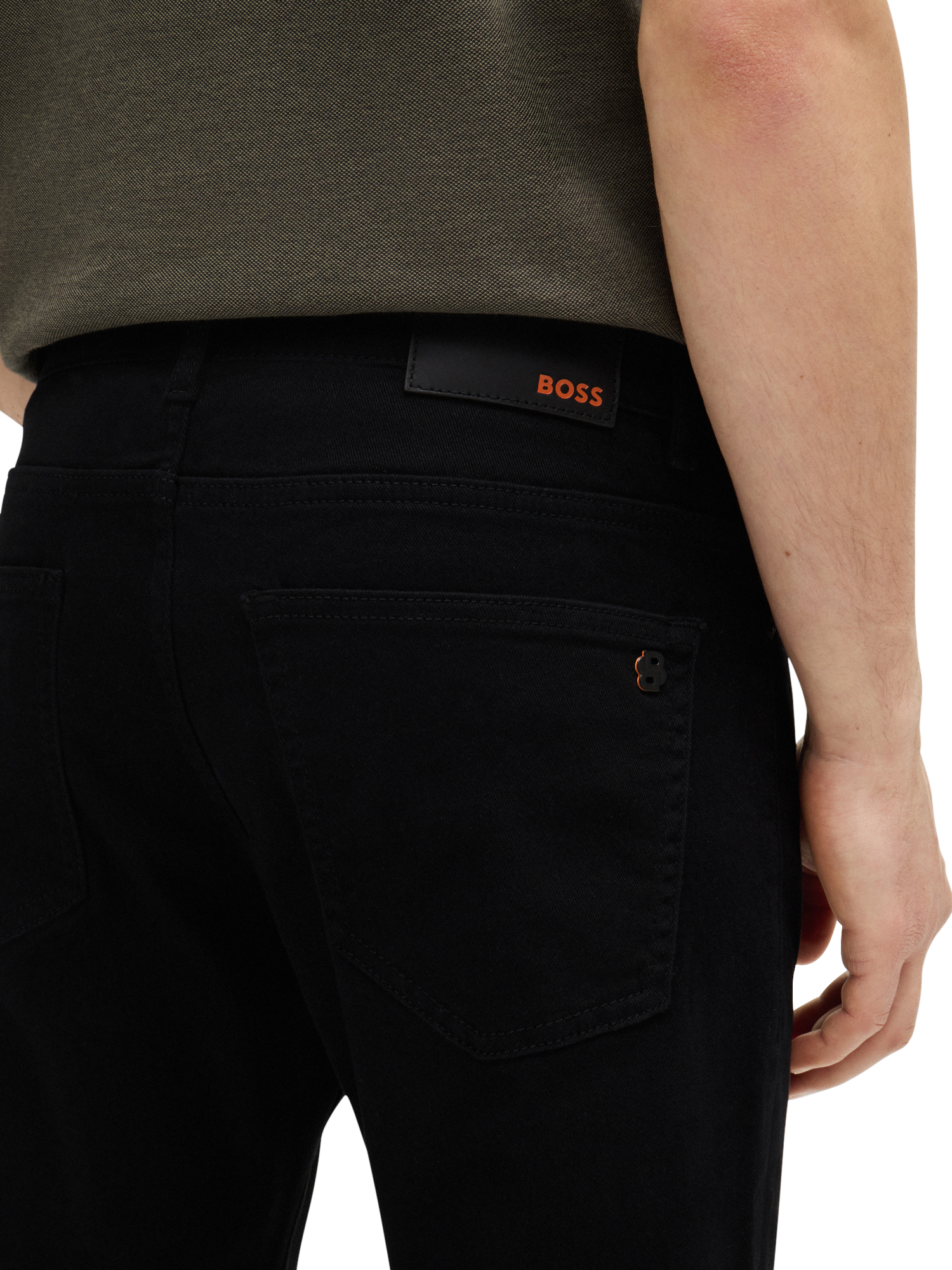 Product image 5 of 6, which shows BOSS Slim Jeans, Black, 29L