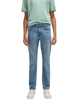 BOSS Comfort Stretch Slim Jeans, Bright Blue, Bright Blue