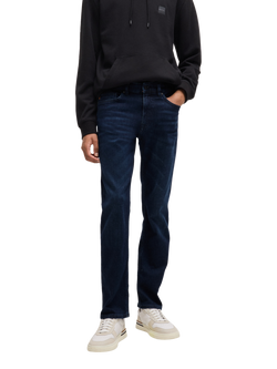 BOSS Comfort Stretch Slim Jeans, Dark Blue, Dark Blue