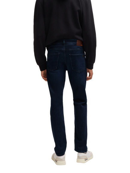 BOSS Comfort Stretch Slim Jeans, Dark Blue - view 2, Dark Blue