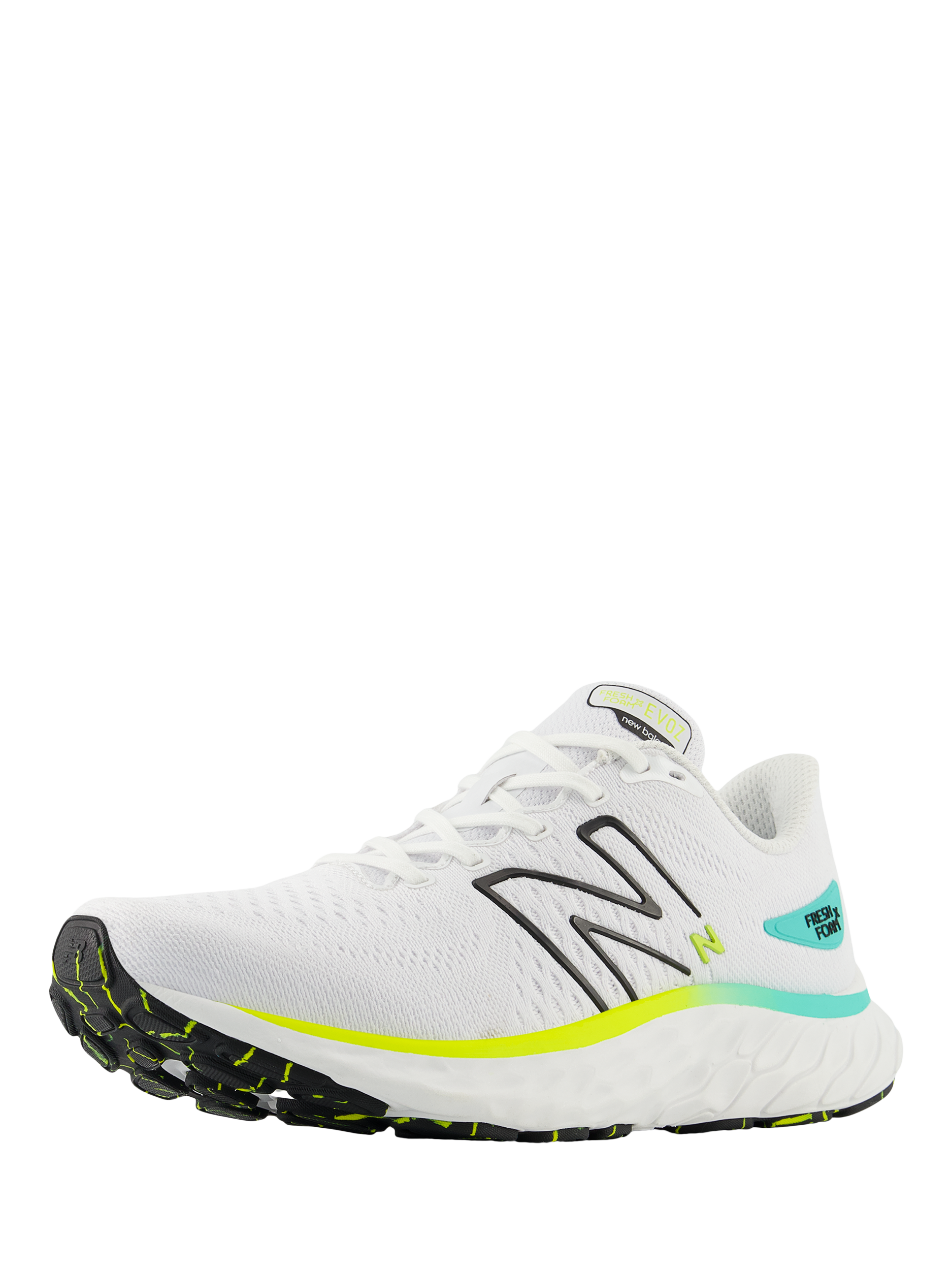 New balance white running shoes discount