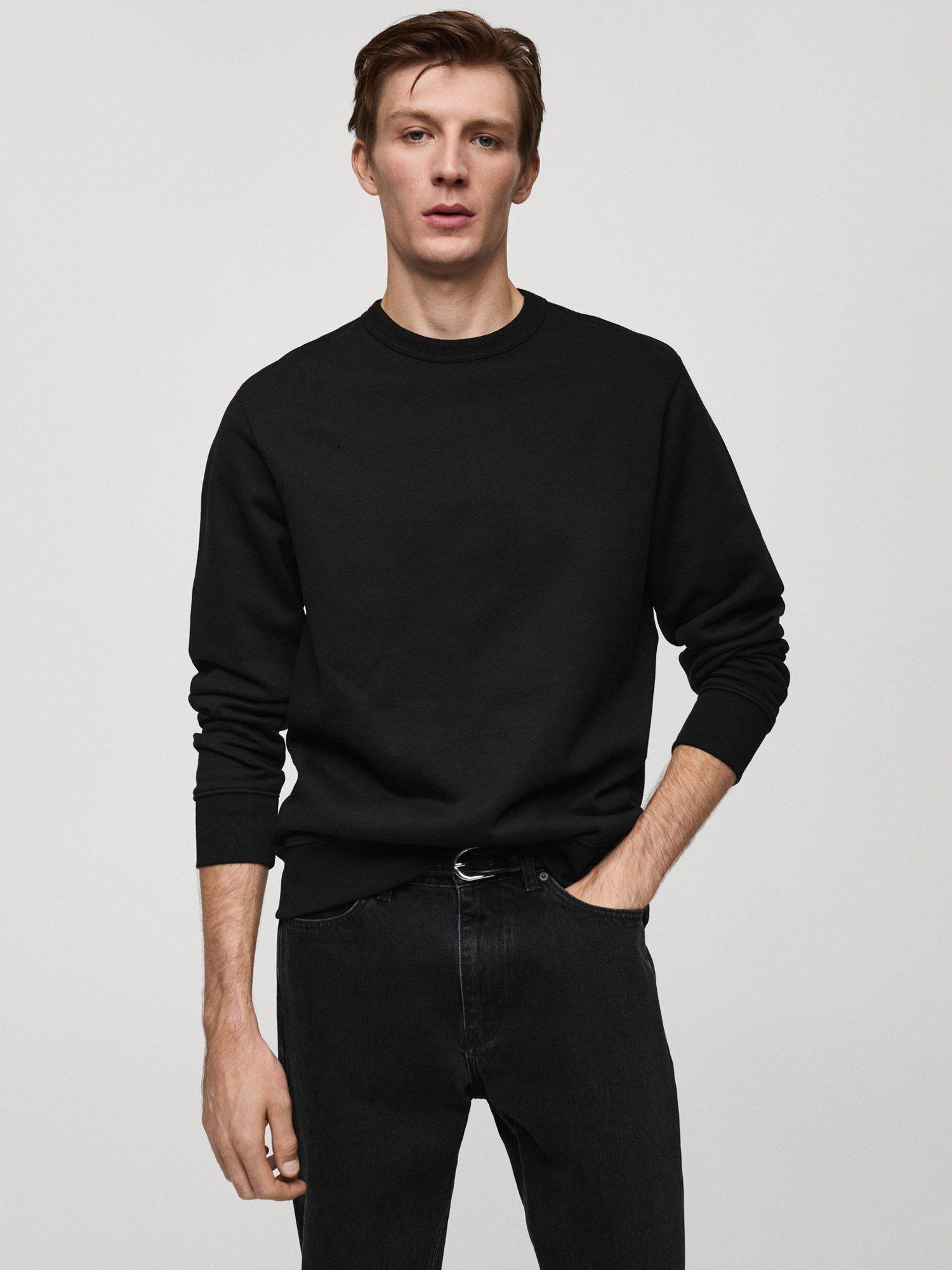 Mango Nola Regular Fit Sweatshirt, Black