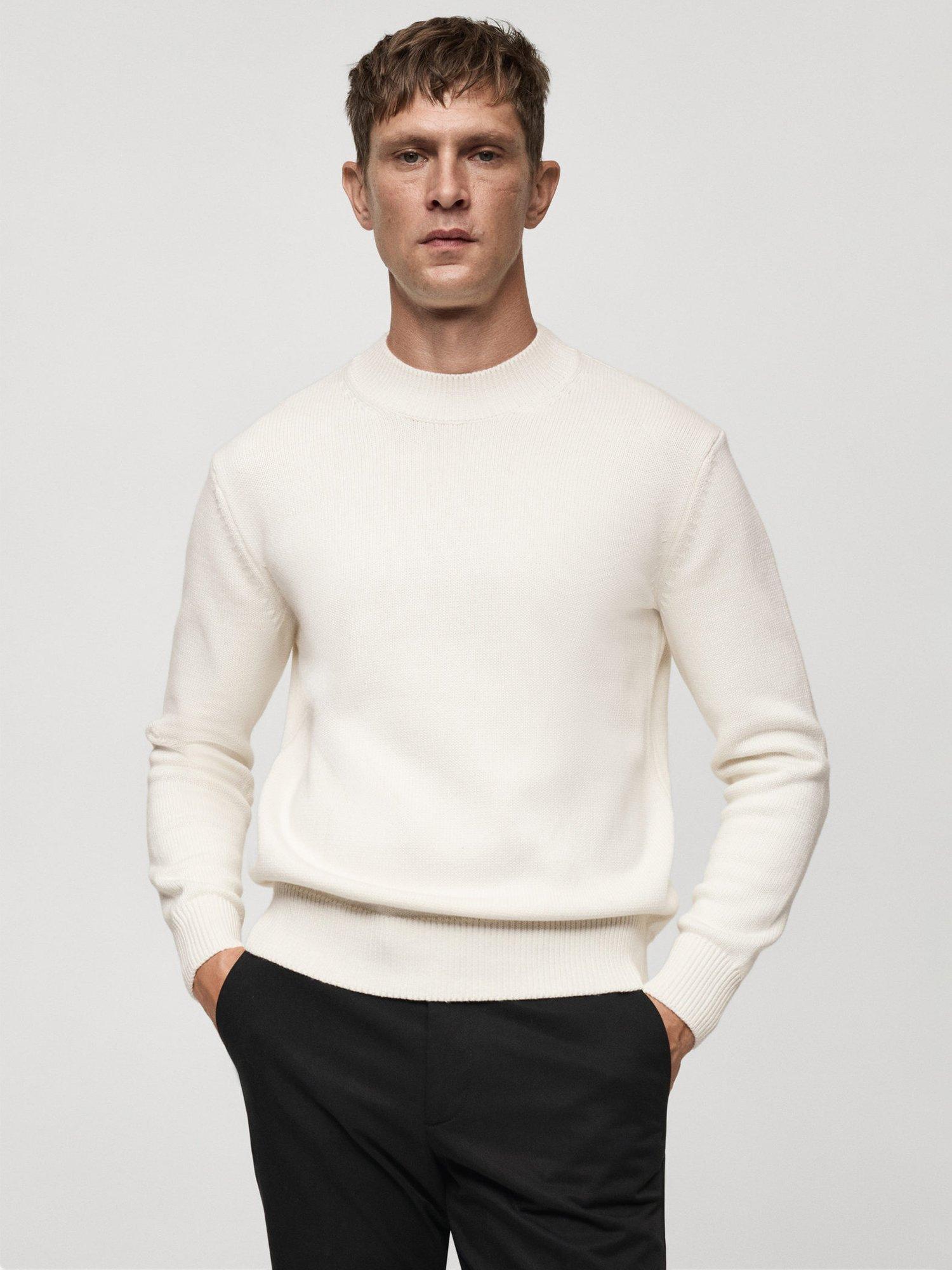 Mango white jumper hot sale