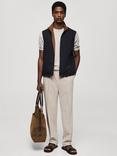 Mango Nadast Waistcoat, Navy