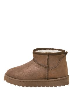 Angels by Accessorize Kids' Suedette Anke Boots, Chocolate - view 2, Chocolate
