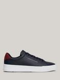 Tommy Hilfiger Leather Court Trainers, Desert Sky