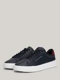 Tommy Hilfiger Leather Court Trainers, Desert Sky