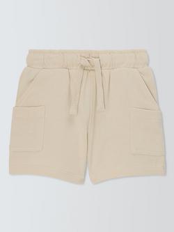 John Lewis ANYDAY Baby Cargo Shorts, Cream, Cream