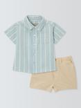 John Lewis Heirloom Collection Baby Shirt and Short Set, Multi