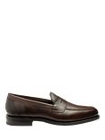 Loake Imperial Grain Leather Loafers, Black, Brown