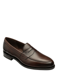 Loake Imperial Grain Leather Loafers, Black, Brown