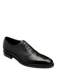 Loake Pheonix Leather Toe Cap Oxford Shoes, Black