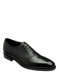 Loake Phoenix Leather Oxford Shoes - view 2, Black