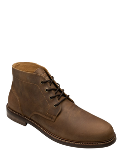 Loake Gilbert Nubuck Chukka Boots, Brown - view 2, Brown