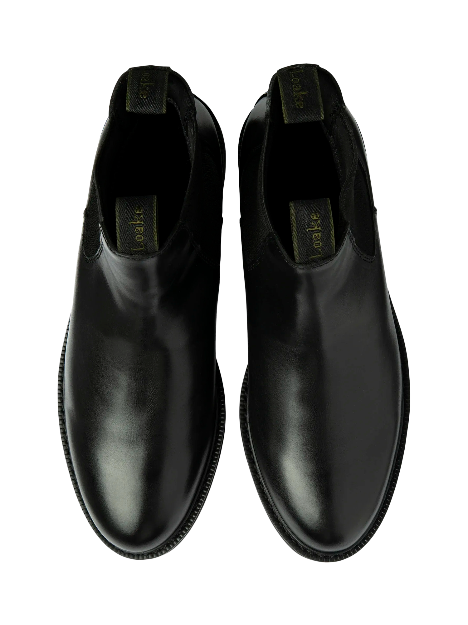 Product image 3 of 3, which shows Loake Duckworth Leather Waterproof Chelsea Boots, Black, 8