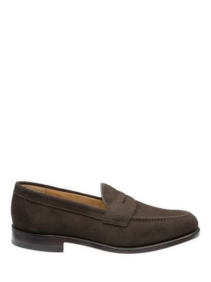Loake Imperial Suede Loafers, Brown, Brown