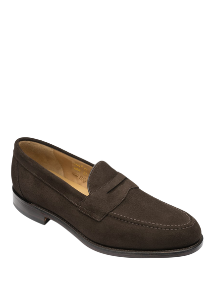 Loake Imperial Suede Loafers, Brown - view 2, Brown