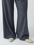 John Lewis Harriettie Leather High Vamp Sachetto Ballerina Pumps, Cream