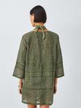 John Lewis Jacquard Mesh Kaftan, Khaki