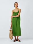 John Lewis Cheesecloth Beach Dress, Green