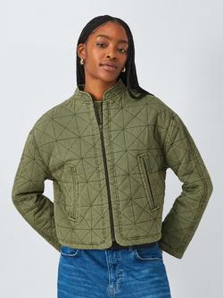 AND/OR Allie Quilted Jacket, Khaki, Khaki