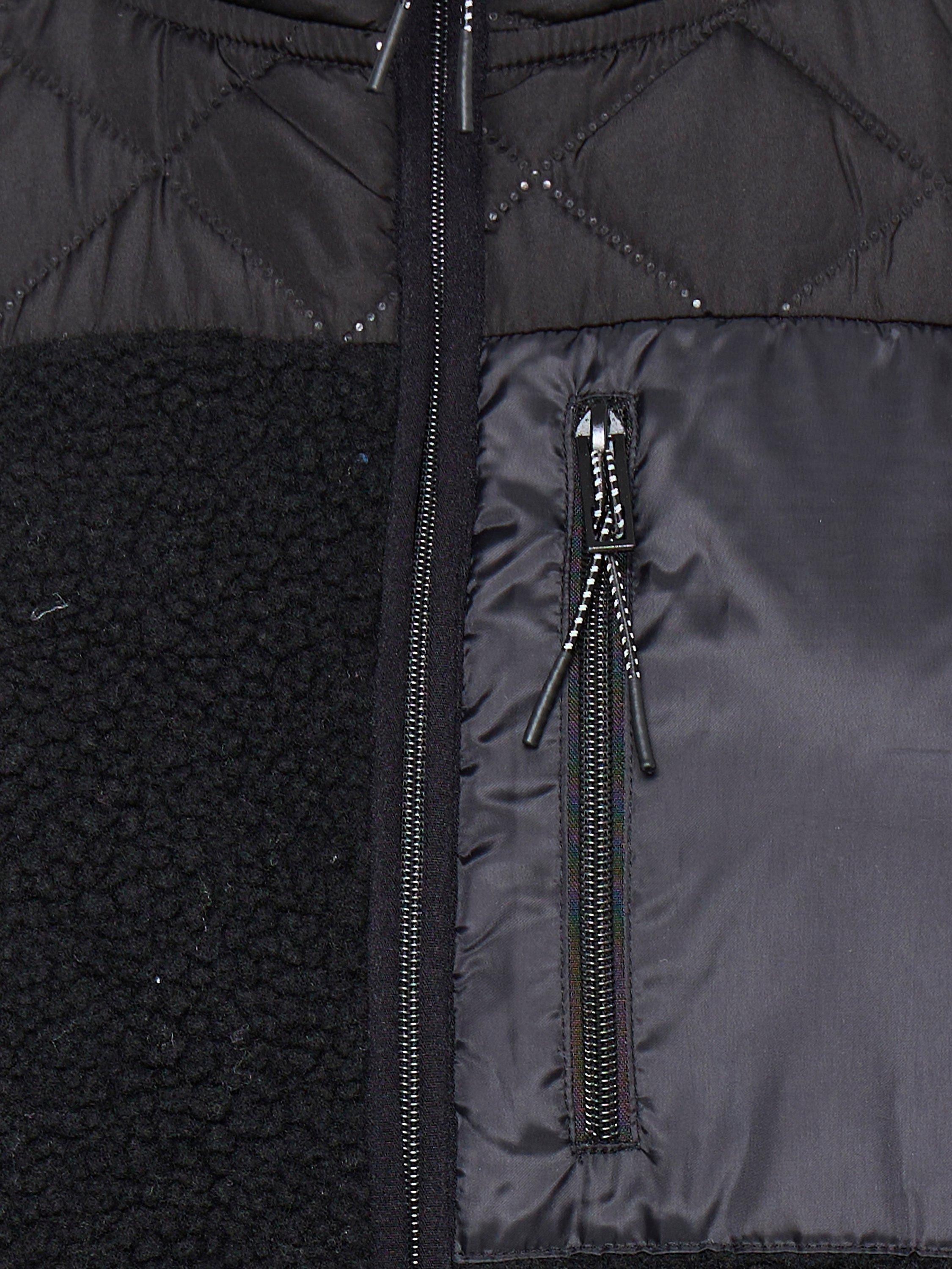 Product image 6 of 6, which shows The Jogg Concept JCBERRI Full Zip Fleece Jacket, Black, XS