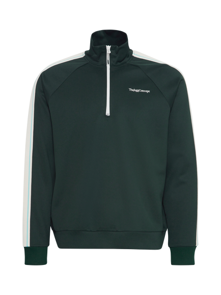 The Jogg Concept JCMSIMA Tape 1/2 Zip Jumper, Green, Green