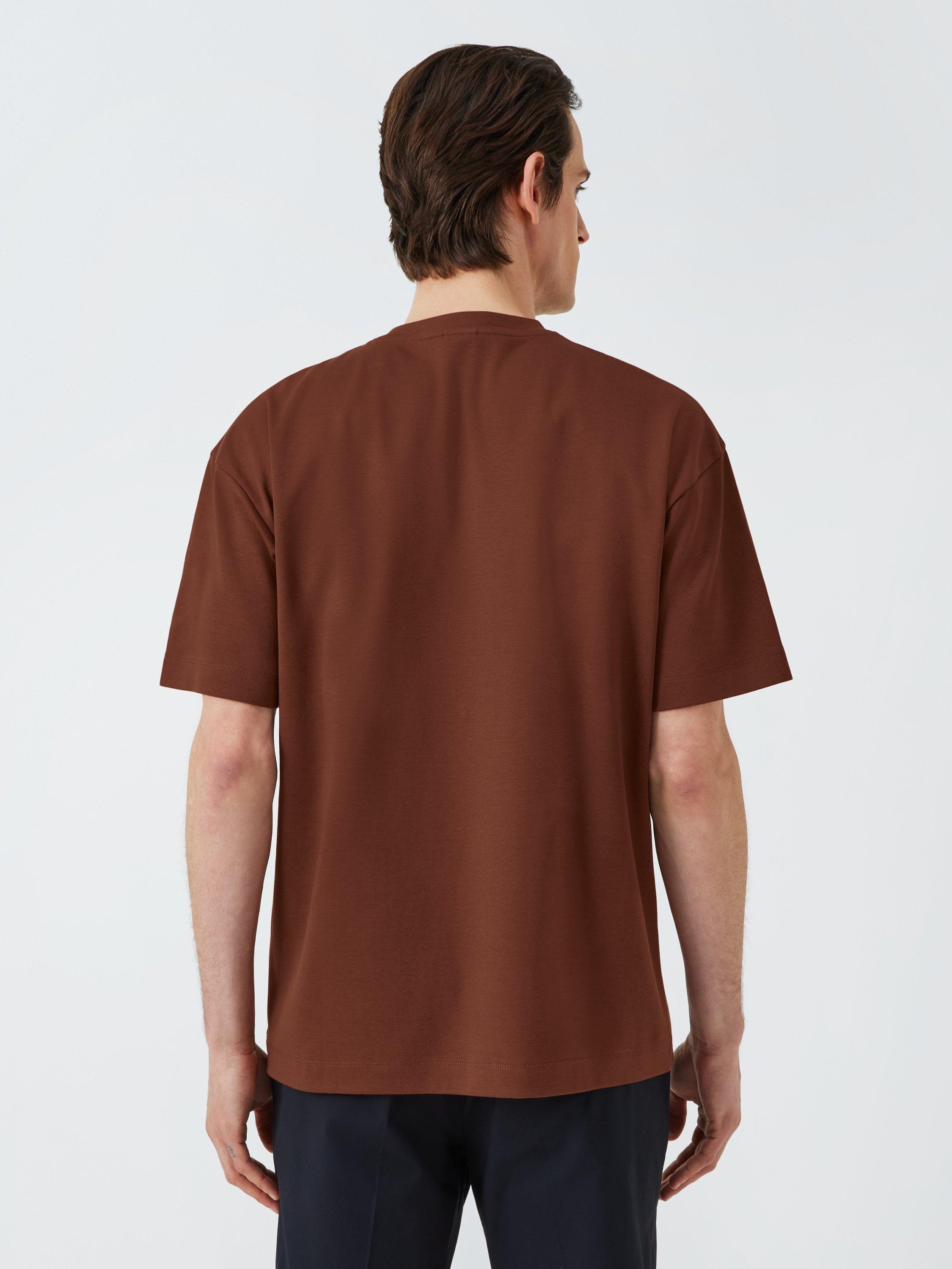 Product image 2 of 6, which shows Kin Cotton Regular Fit Pocket T-Shirt, Friar Brown, S