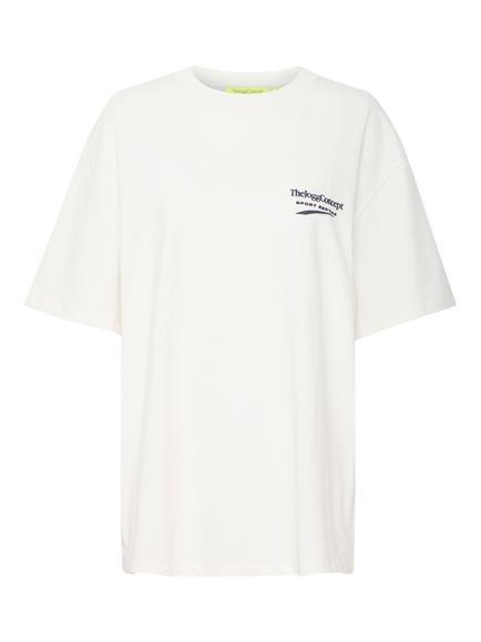The Jogg Concept JCMSAMI Logo T-Shirt, White/Birch Mix