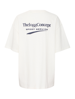 The Jogg Concept JCMSAMI Logo T-Shirt - view 2, White/Birch Mix