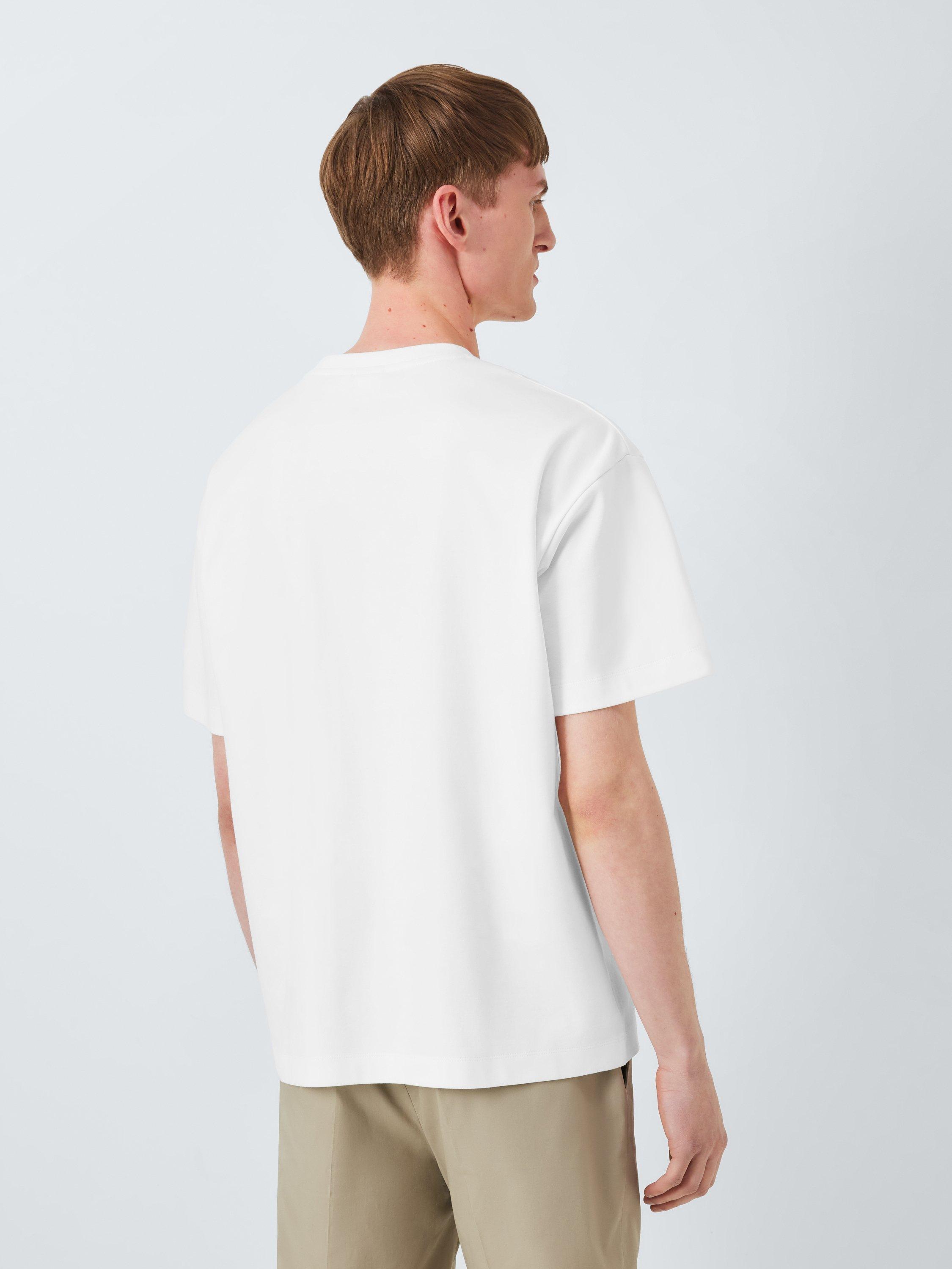 Product image 2 of 6, which shows Kin Cotton Regular Fit Pocket T-Shirt, Cloud Dancer, S