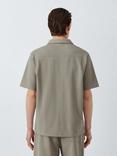 Kin Revere Collar Seersucker Shirt, Abbey Stone