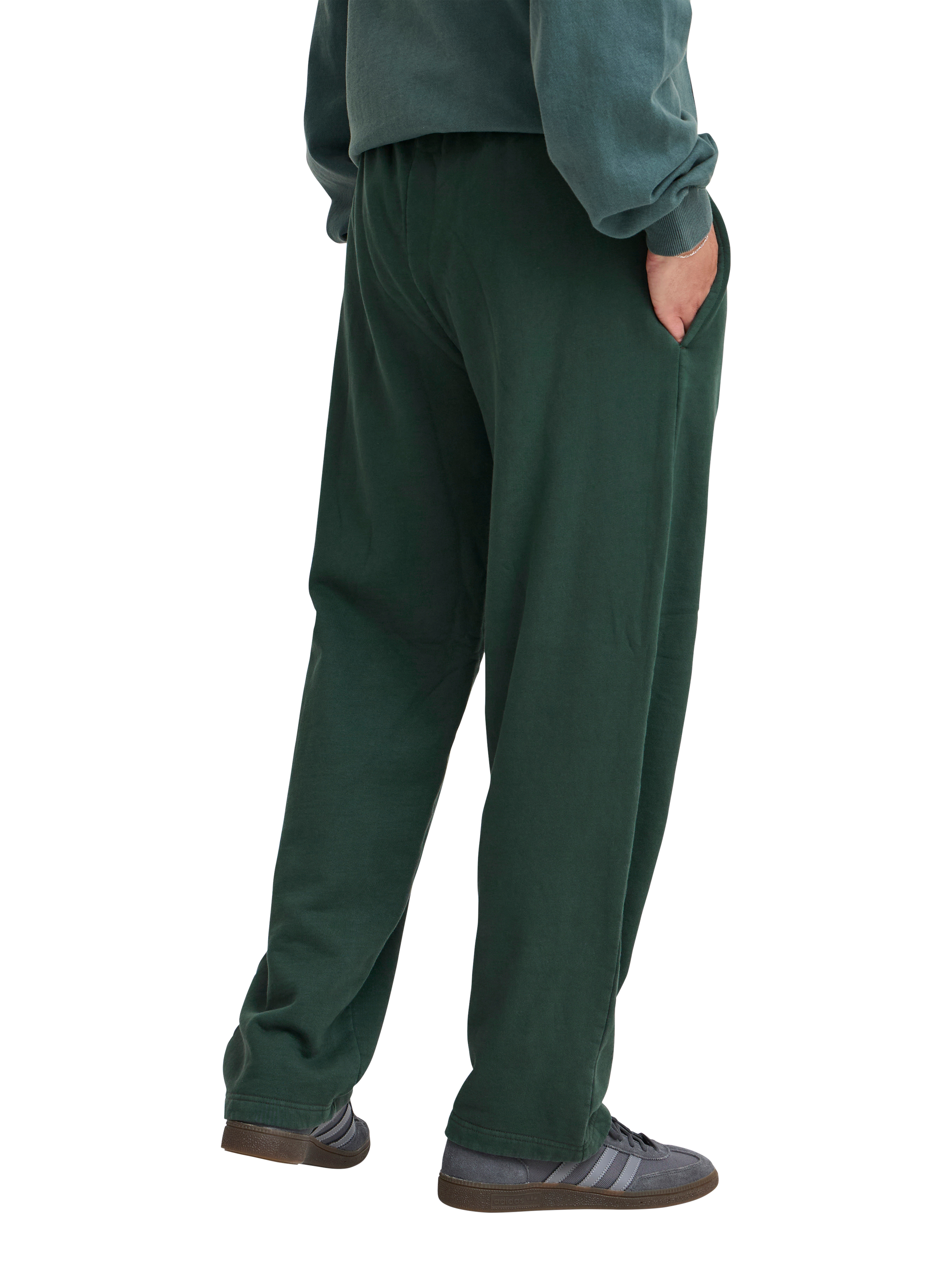 Product image 3 of 4, which shows The Jogg Concept JCMRUBI Logo Joggers, Green, S
