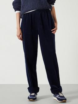 HUSH Lisa Corduroy Joggers, Navy, Navy