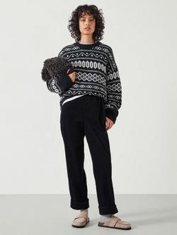 HUSH Lisa Corduroy Joggers - view 2, Black