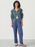 HUSH Lisa Corduroy Joggers, Mid Blue