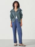 HUSH Lisa Corduroy Joggers, Mid Blue