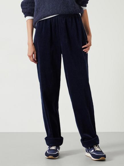 HUSH Lisa Corduroy Joggers, Navy