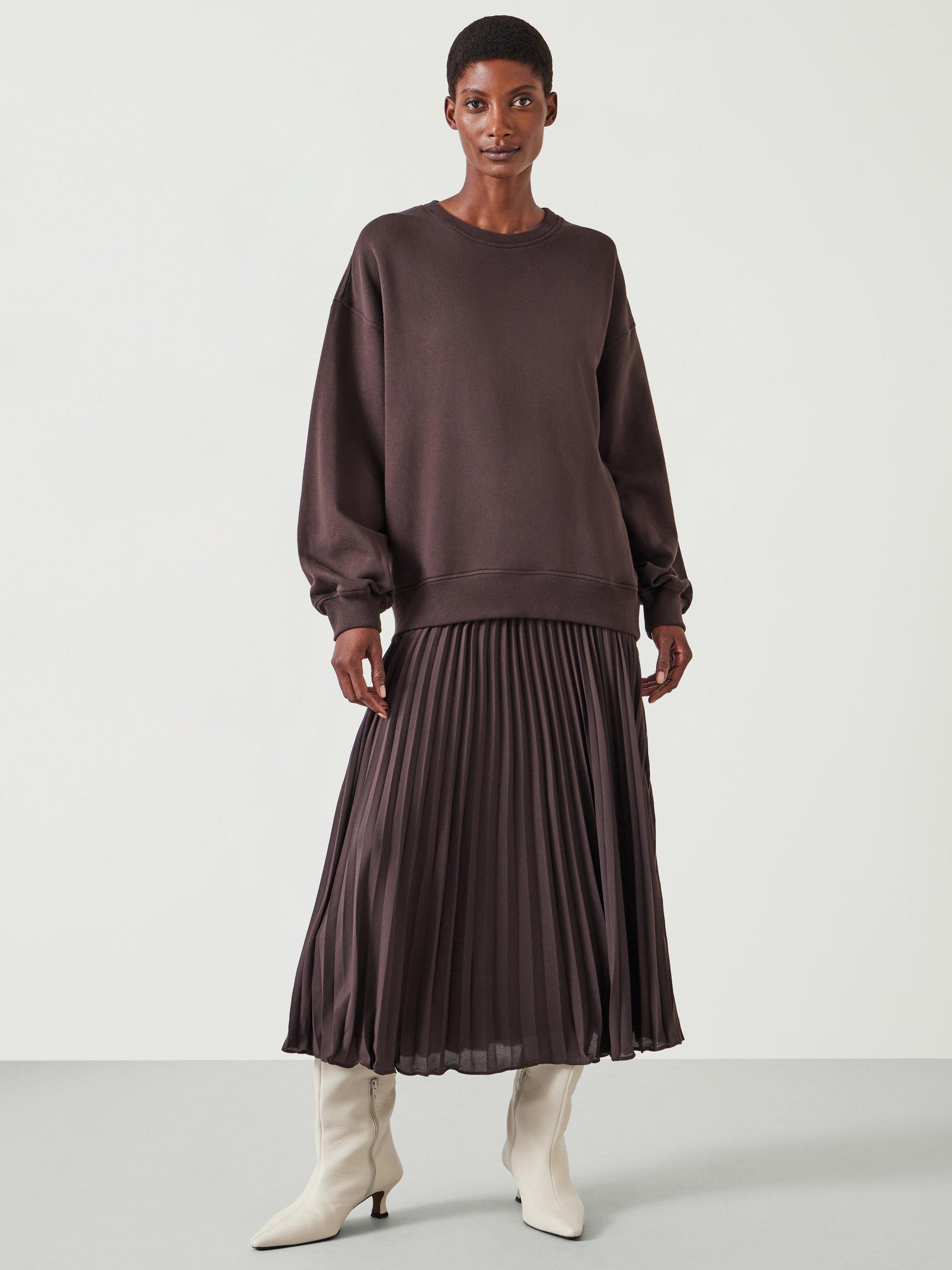 HUSH Gabriela Cotton Blend Sweat Dress
