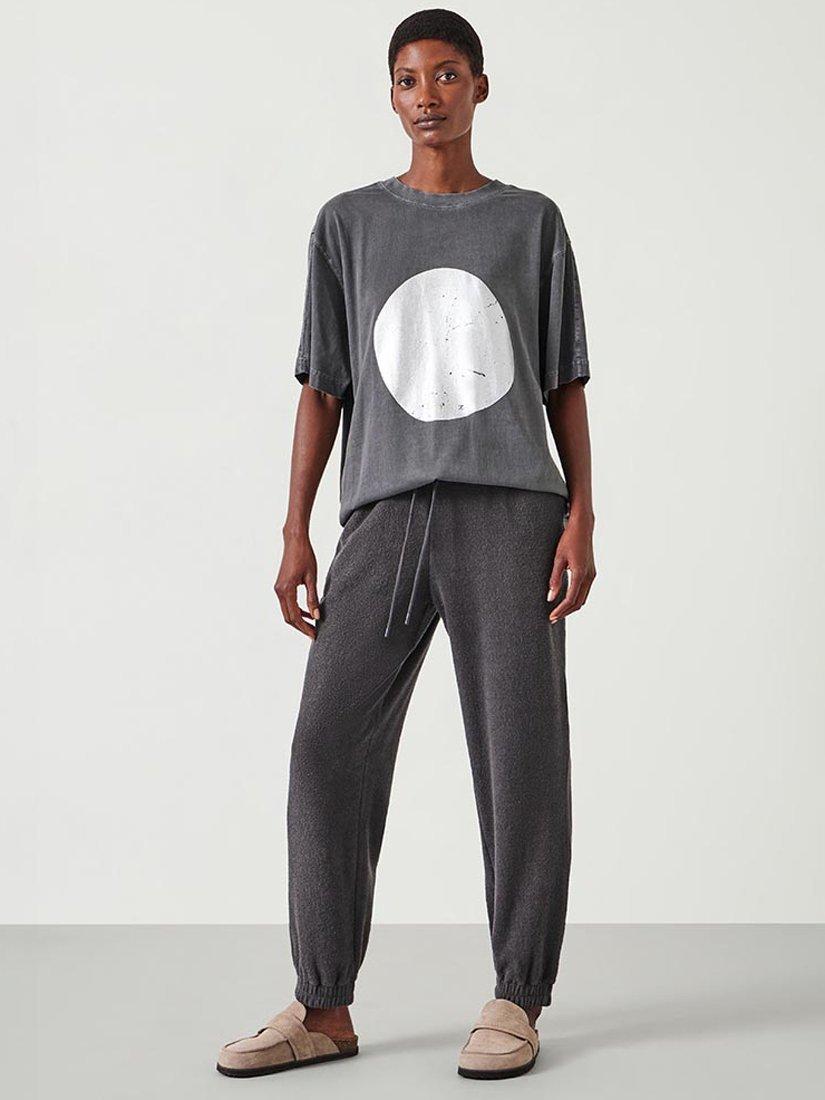 HUSH Alyna Brushed Joggers, Washed Grey