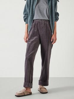 HUSH Lisa Corduroy Joggers - view 2, Charcoal