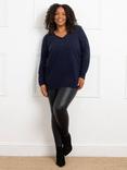 Live Unlimited Curve Stud Jumper, Navy