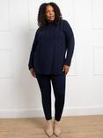 Live Unlimited Curve Textured Knit Jumper, Navy