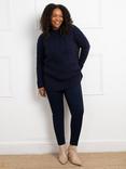 Live Unlimited Curve Textured Knit Jumper, Navy