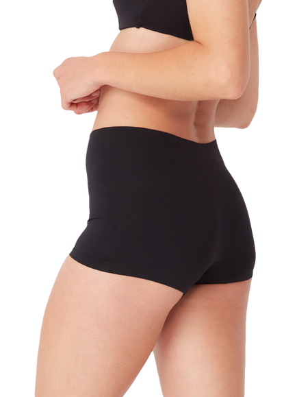 Ambra Seamless Smoothies Light Control Shorts, Pack of 2 - view 2, Black